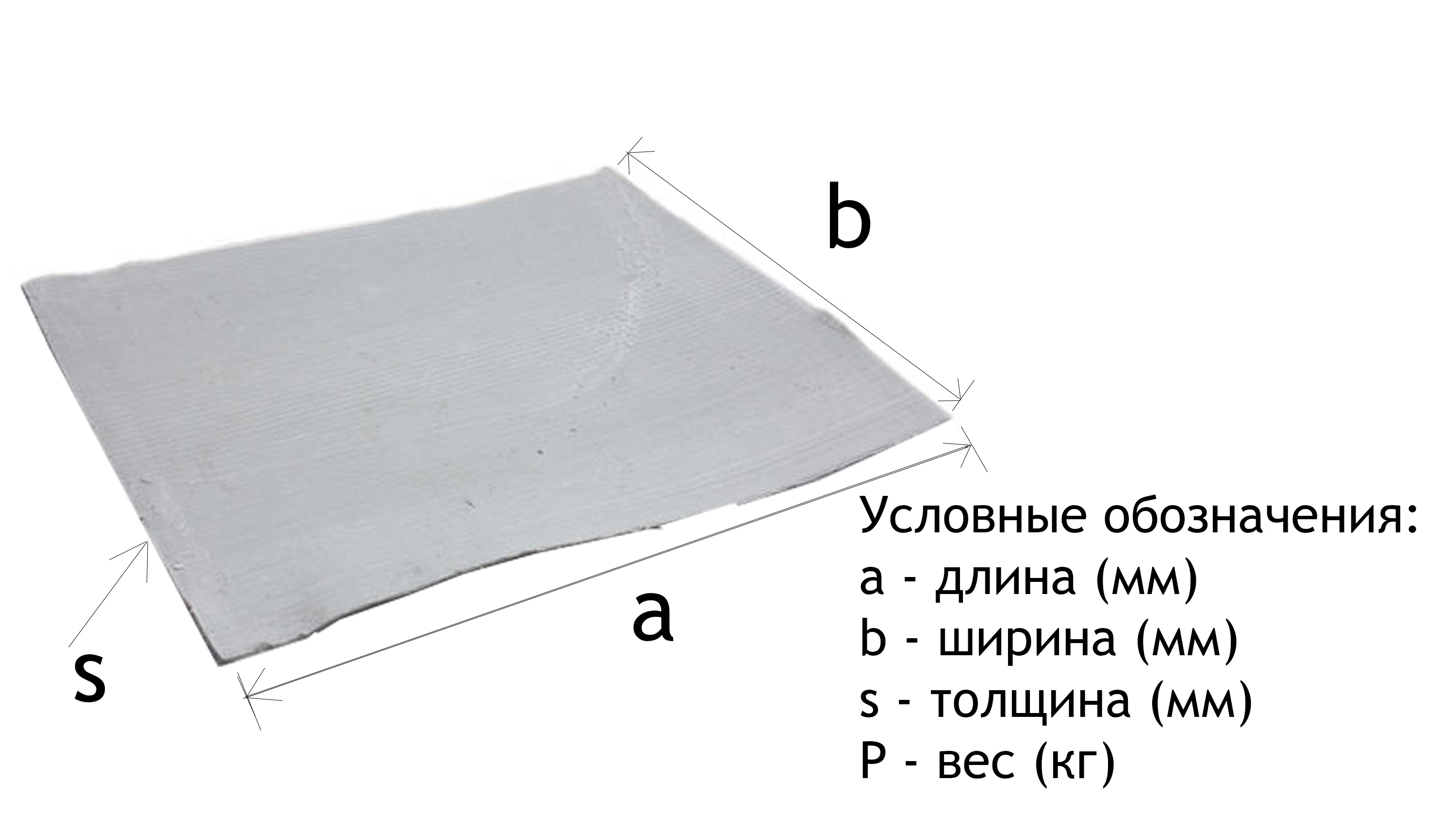 Чертеж асбокартона